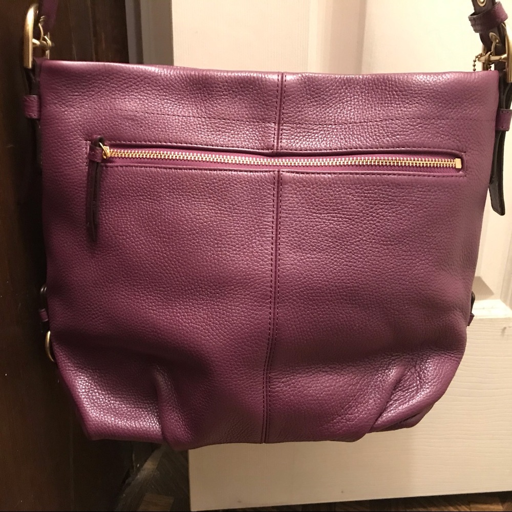 Coach Pebble Leather Hobo Bag